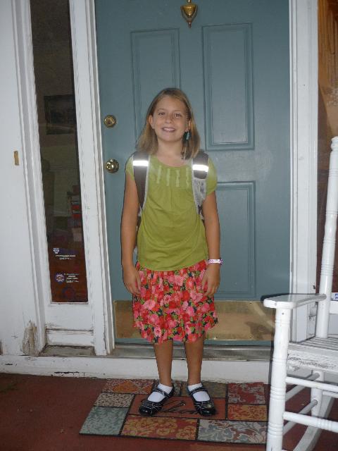 1st day of 4th grade