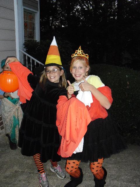 Candy corn witch