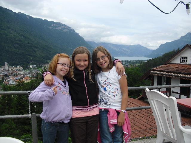 Pretty girls and view
