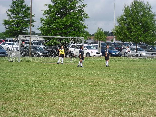In the goal