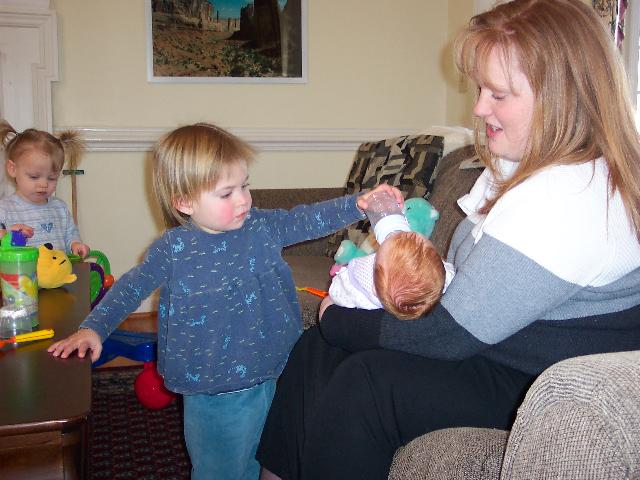 Feeding Hannah