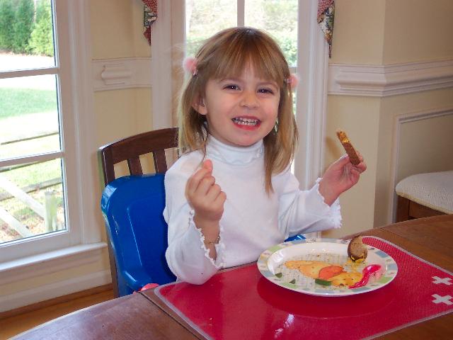 Cheesy smile