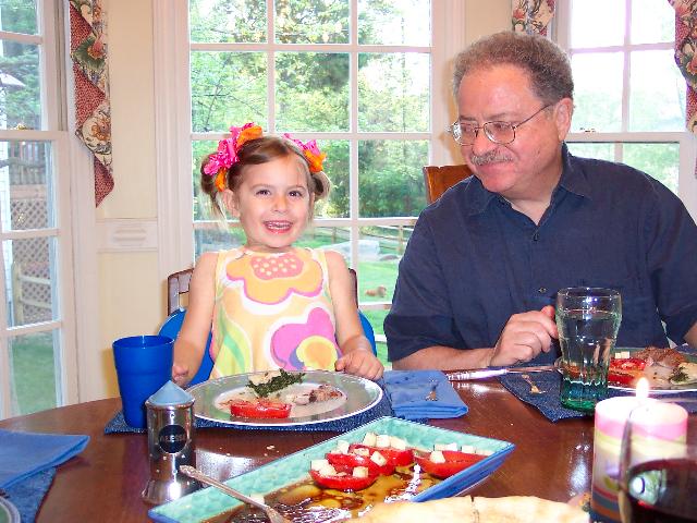 Easter birthday dinner