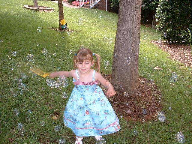 Bubble girl