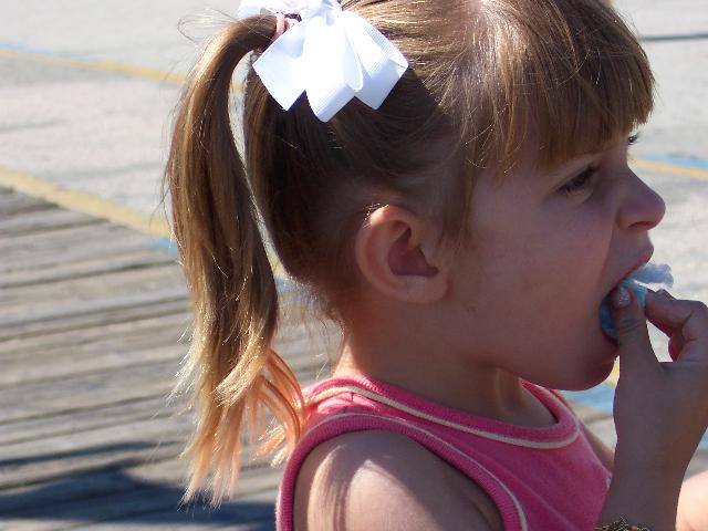 First cotton candy