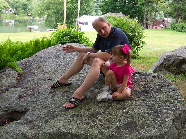 With my Papi