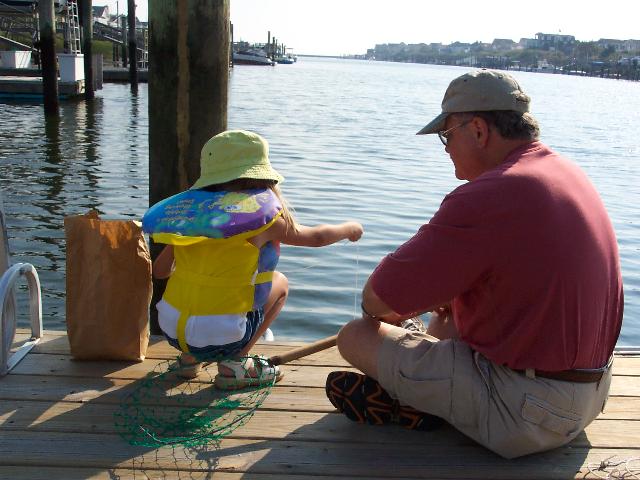Crabbing with Grandpa