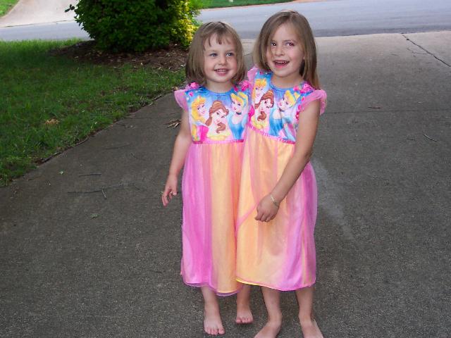 Matching nightgowns
