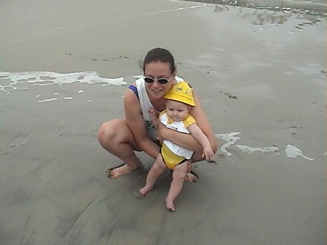 In the sand