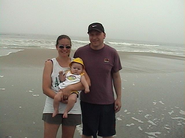 On the beach