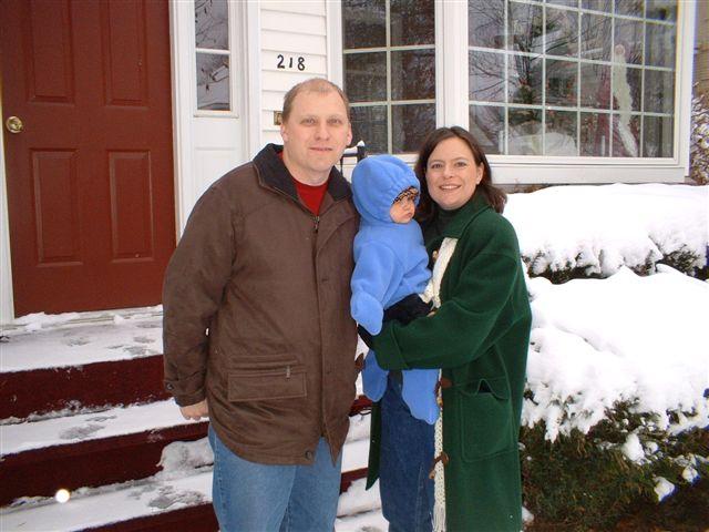 In the snow