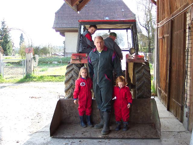 Birthday milking time