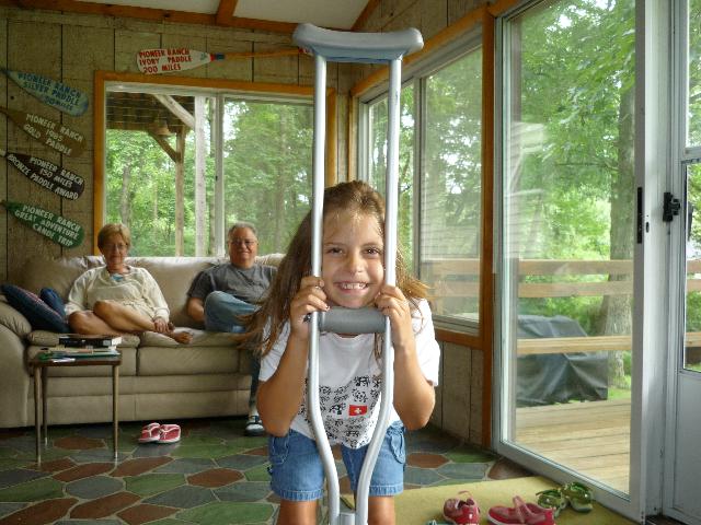 Mommys crutch