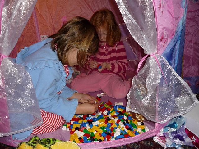 Busy with Legos