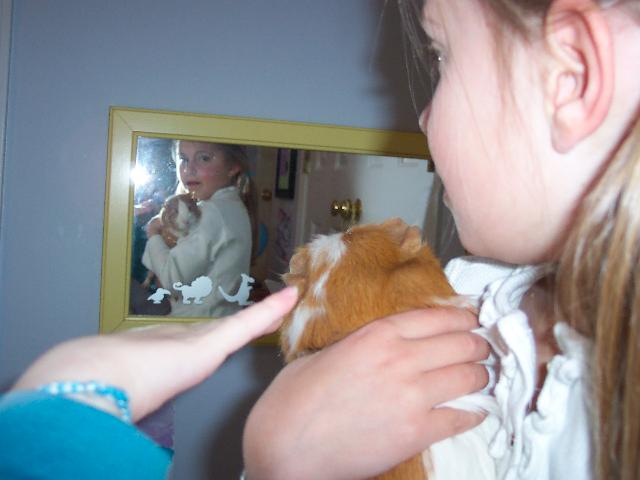 Likes the mirror