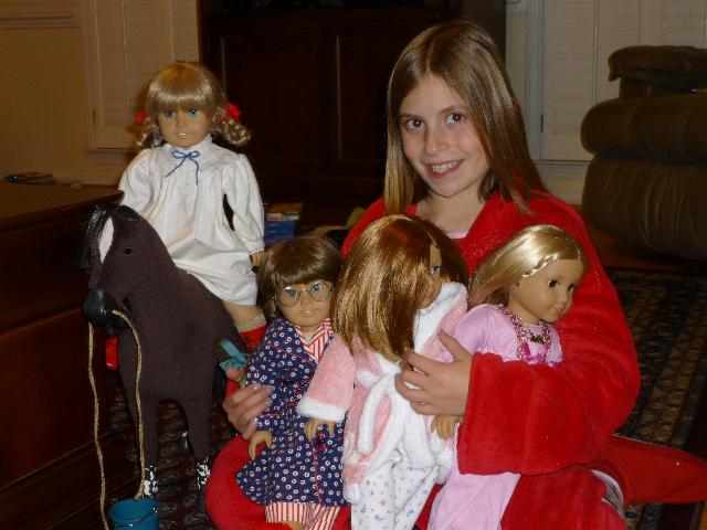 With my girls