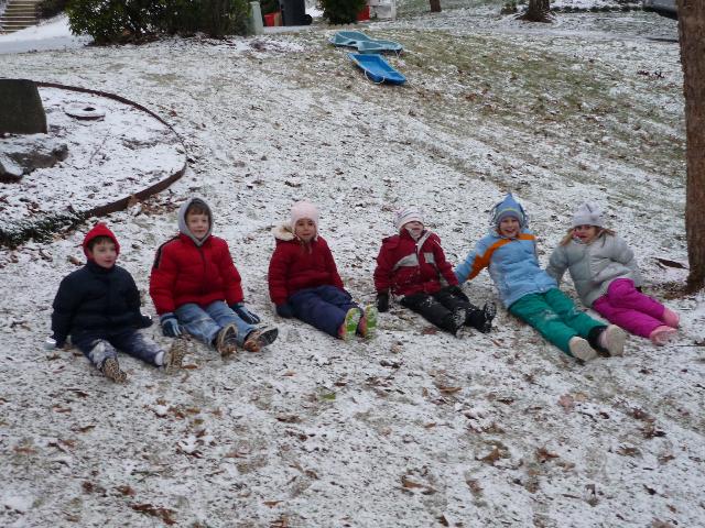 We sled on this