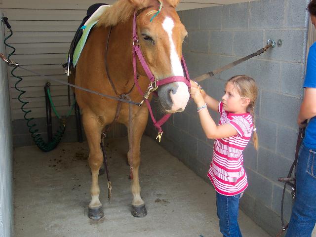 After riding