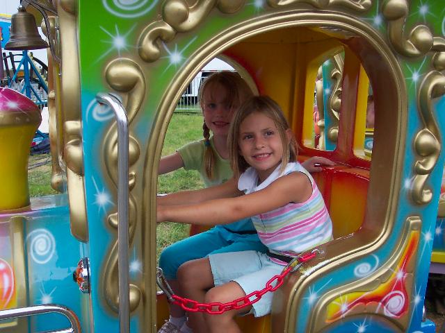 At the fair with Kaylie
