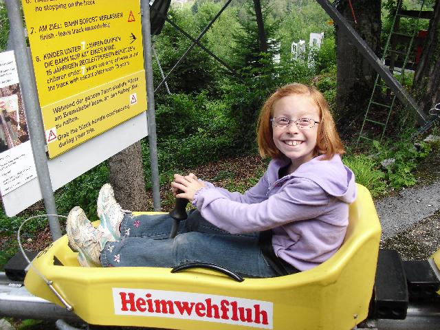 Going down a mountain