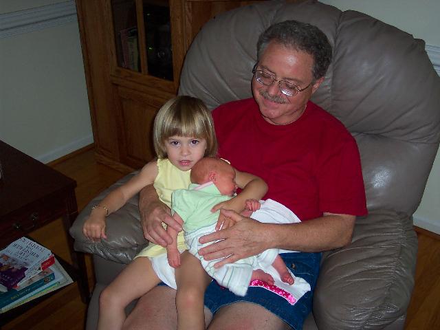 Grandpa and the girls