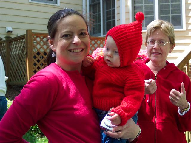 Ladies in red