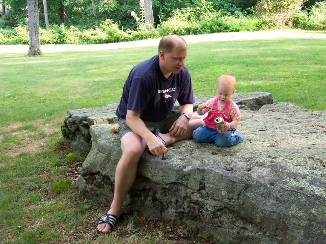 With my Papi