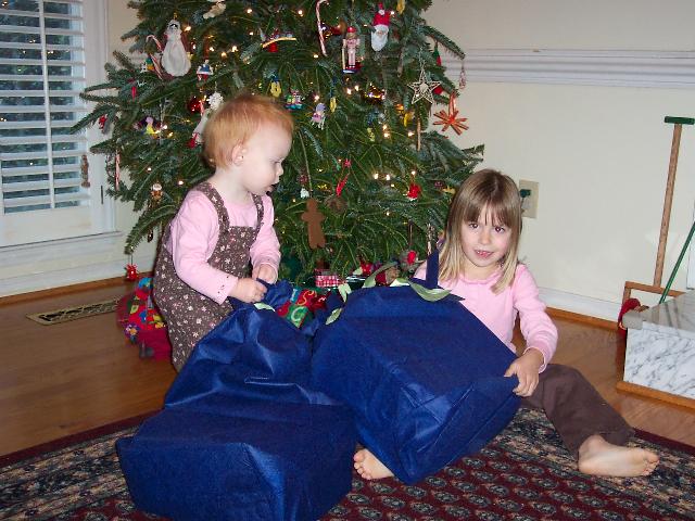 Opening presents