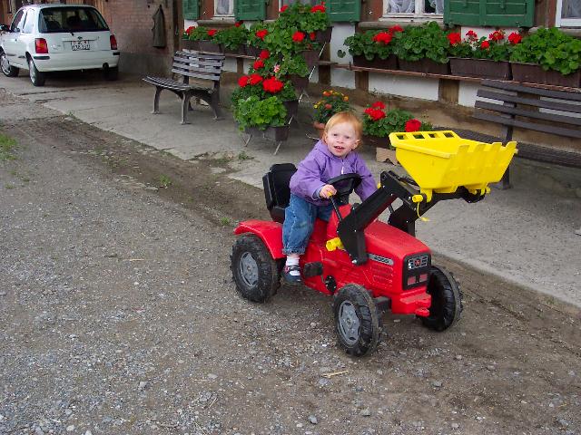 Little tractor driver