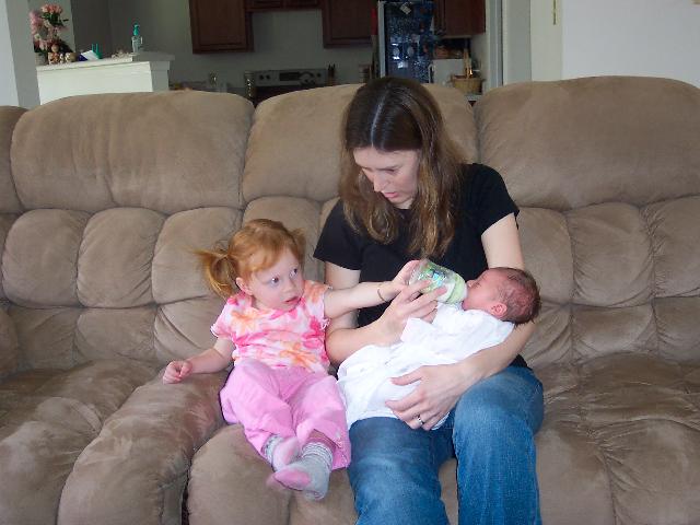 Feeding Natalie