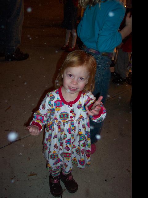 Snowing
