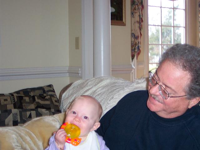 Sitting with Grandpa