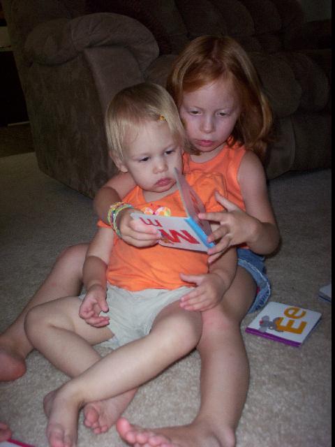 Reading to Natalie