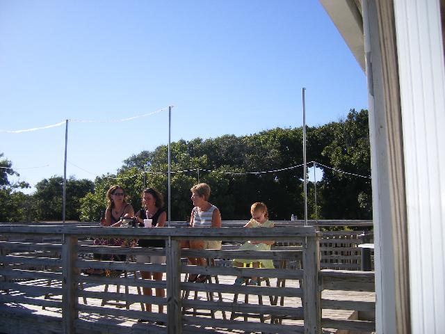 At dinner