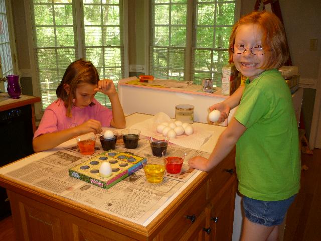 Egg dying