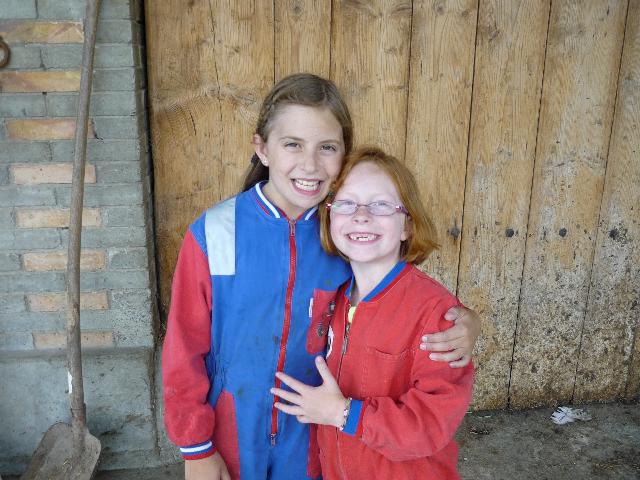 To the barn