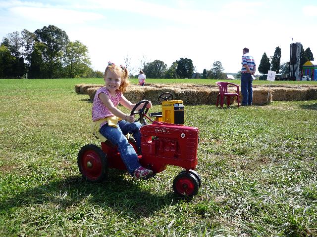 Tractor riding