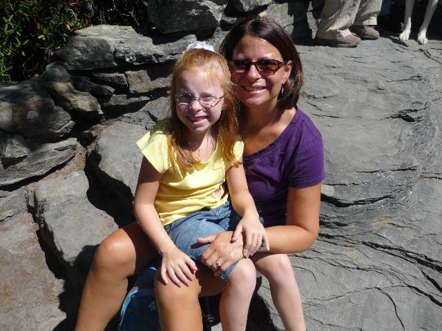 With Mommy